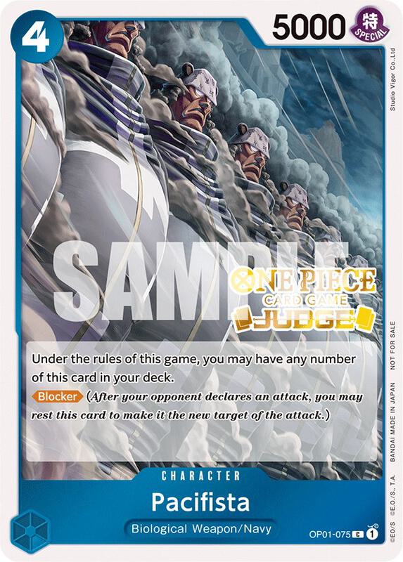Pacifista (Judge Pack Vol. 3) , Promo OP01-075 1