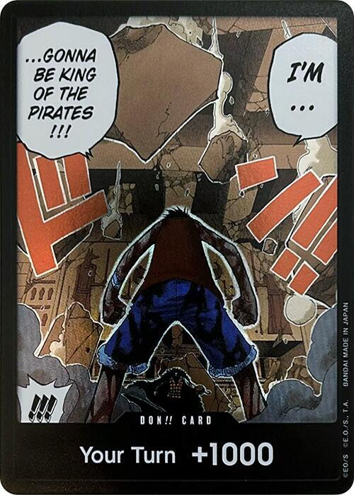 DON!! Card (Luffy vs. Crocodile) (Devil Fruits Collection Vol. 1) , Promo P-DON!! 17 1