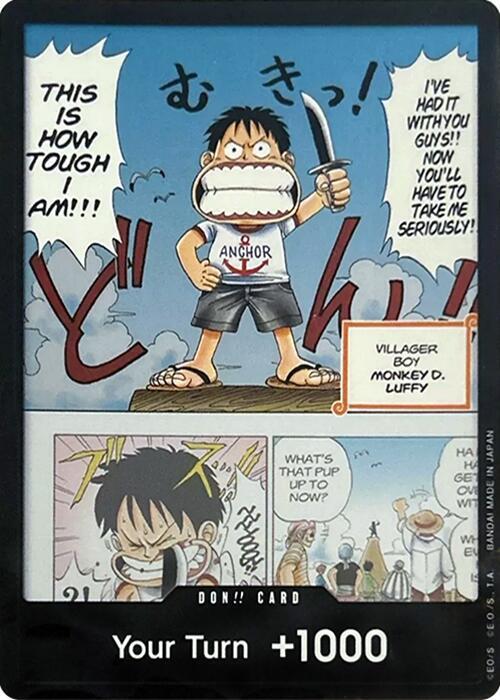 DON!! Card (Young Luffy) (Devil Fruits Collection Vol. 1) , Promo P-DON!! 40 1