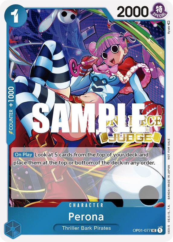 Perona (Judge Pack Vol. 2) , Promo OP01-077 4