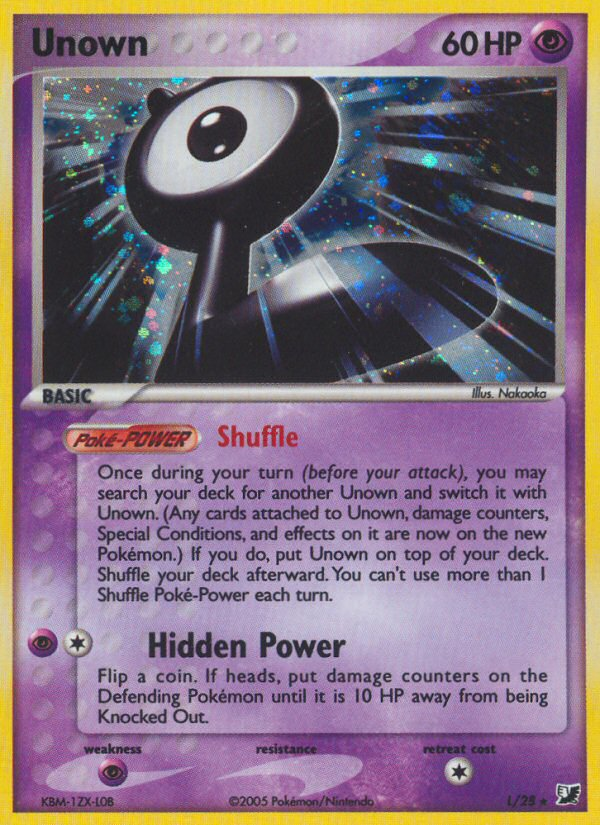 Unown - Unseen Forces SET-L