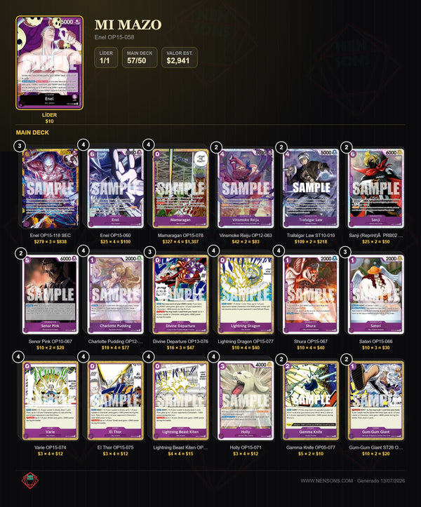 Deck Enel OP15 - OP15 - OP15-