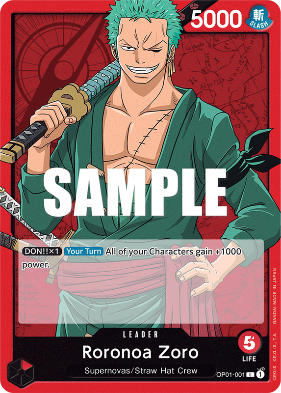 Roronoa Zoro OP01-001