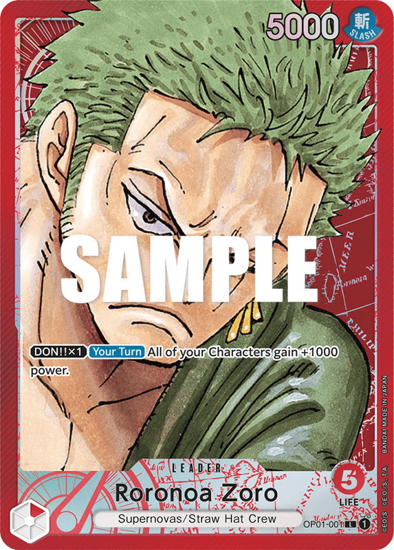 Roronoa Zoro OP01-001 AA