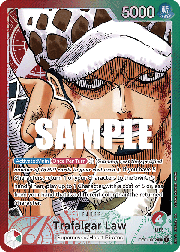 Trafalgar Law OP01-002 AA