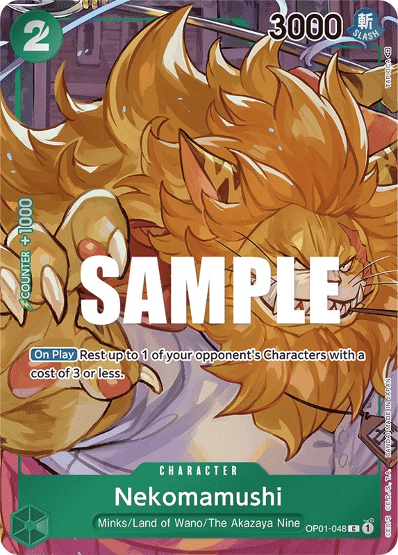 Nekomamushi Box Topper OP01-048 AA