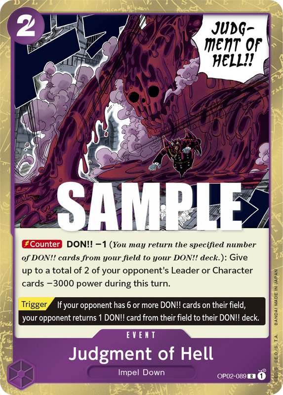 Judgment of Hell OP02-089