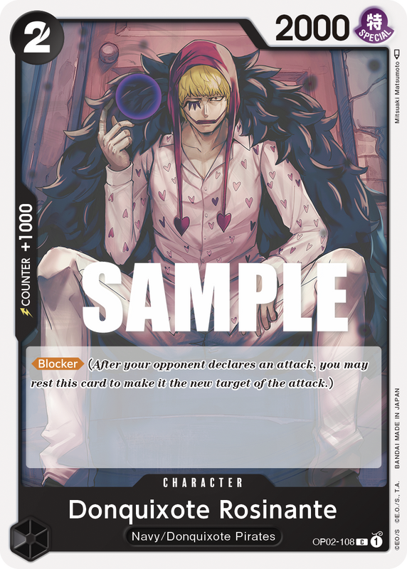 Donquixote Rosinante OP02-108