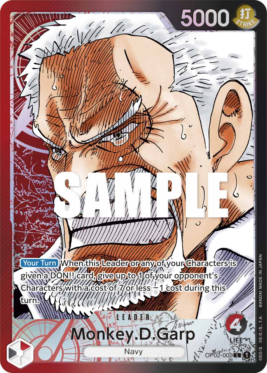 Monkey.D.Garp OP02-002 AA