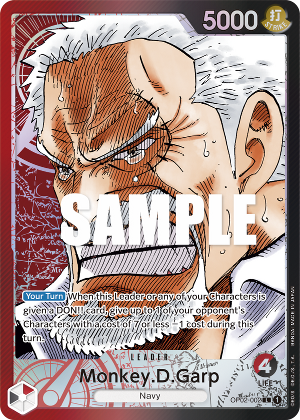Monkey.D.Garp OP02-002 AA