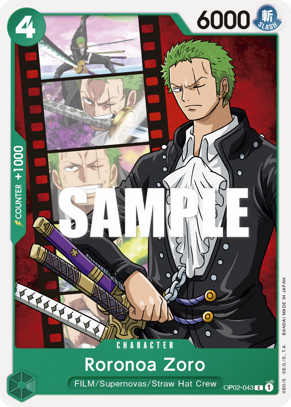 Roronoa Zoro OP02-043