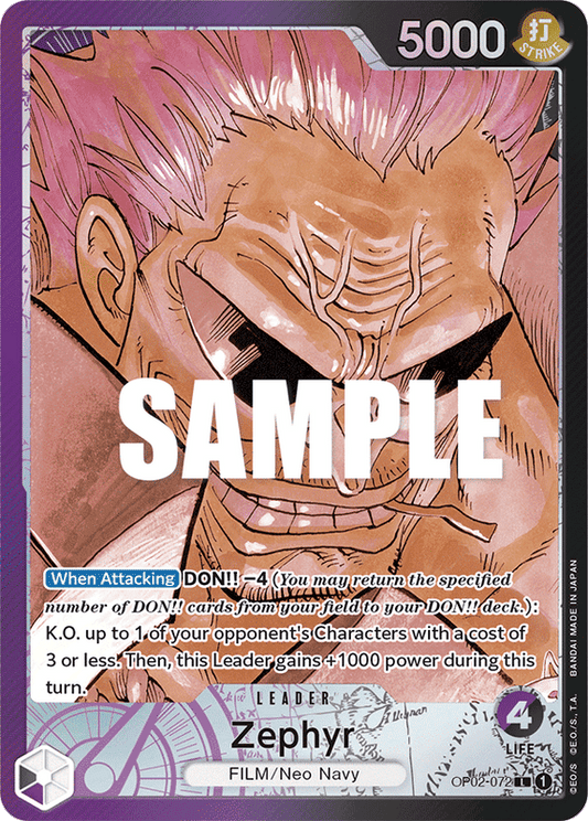 Zephyr OP02-072 AA
