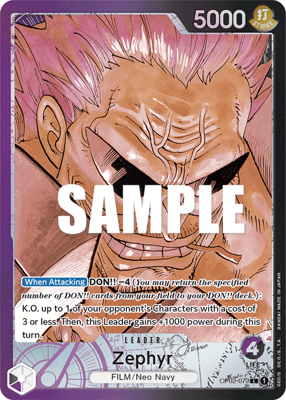 Zephyr OP02-072 AA