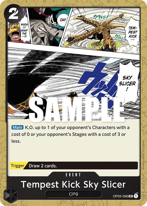 Tempest Kick Sky Slicer OP03-096