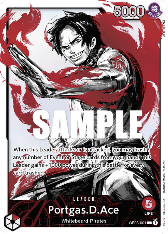 Portgas.D.Ace OP03-001 AA