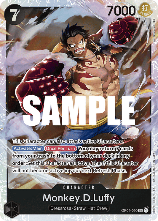 Monkey.D.Luffy OP04 OP04-090