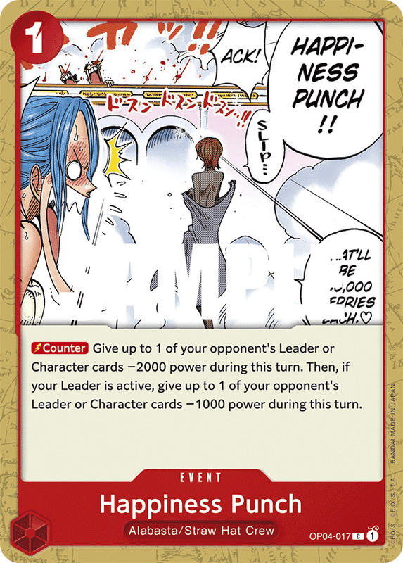 Happiness Punch OP04 OP04-017