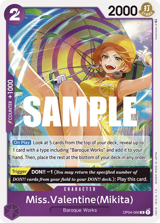 Miss.Valentine(Mikita) OP04 OP04-066