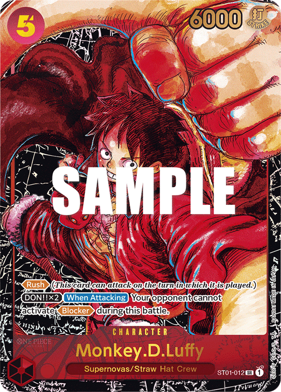 Monkey.D.Luffy OP05 ST01-012 SR