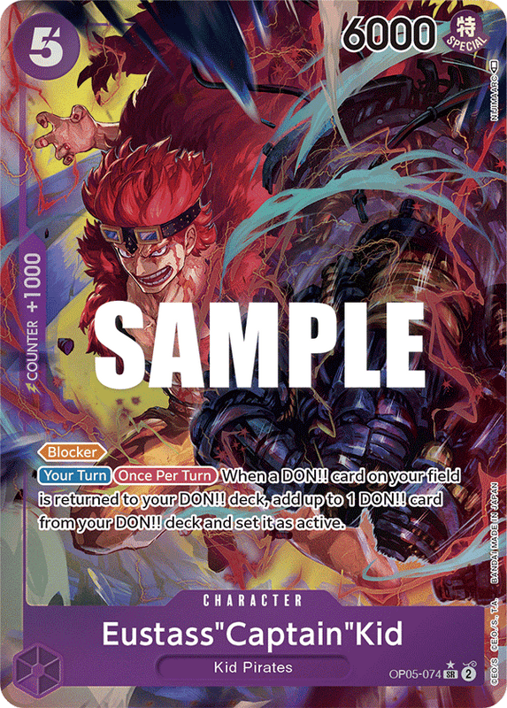 Eustass"Captain"Kid OP05-074 AA