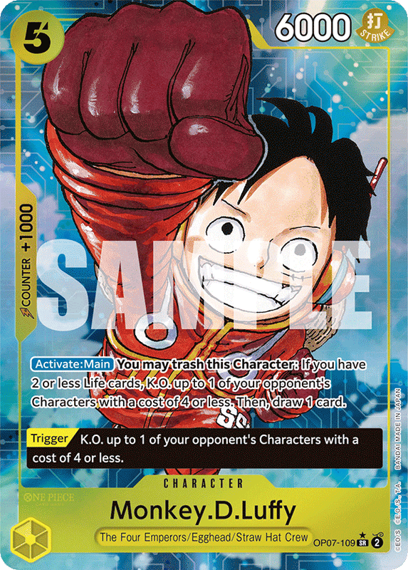 Monkey.D.Luffy OP07-109 AA