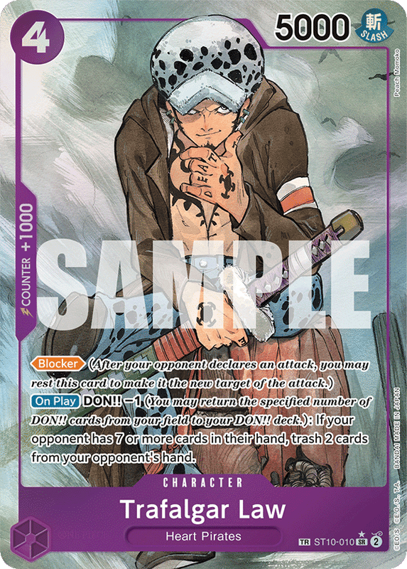Trafalgar Law OP07 ST10-010 TR