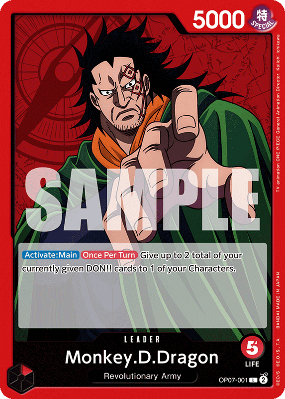 Monkey.D.Dragon OP07-001