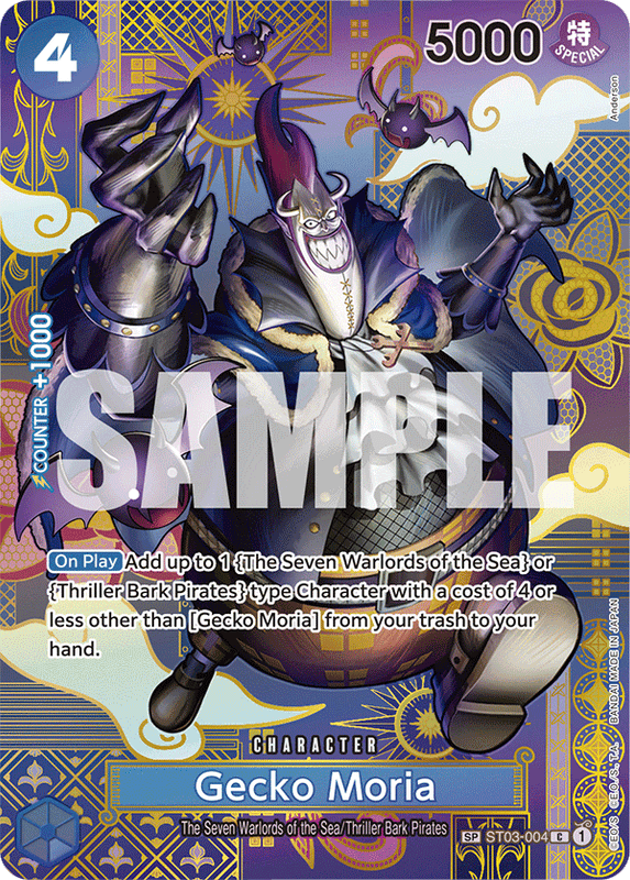 Gecko Moria OP08 ST03-004 SP