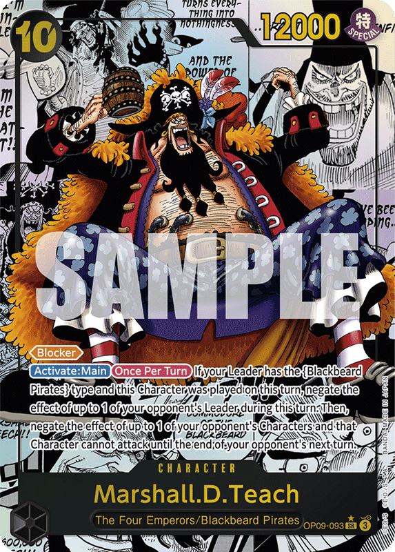 Marshall.D.Teach OP09-093 Manga