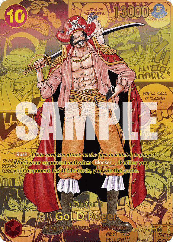 Gol.D.Roger OP09-118 Gold Manga