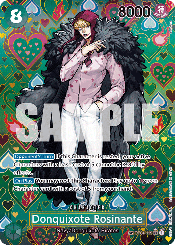 Donquixote Rosinante OP09 OP04-119 SP