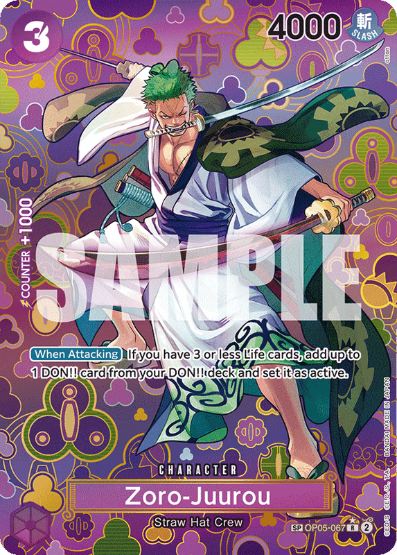 Zoro-Juurou OP09 OP05-067 SP