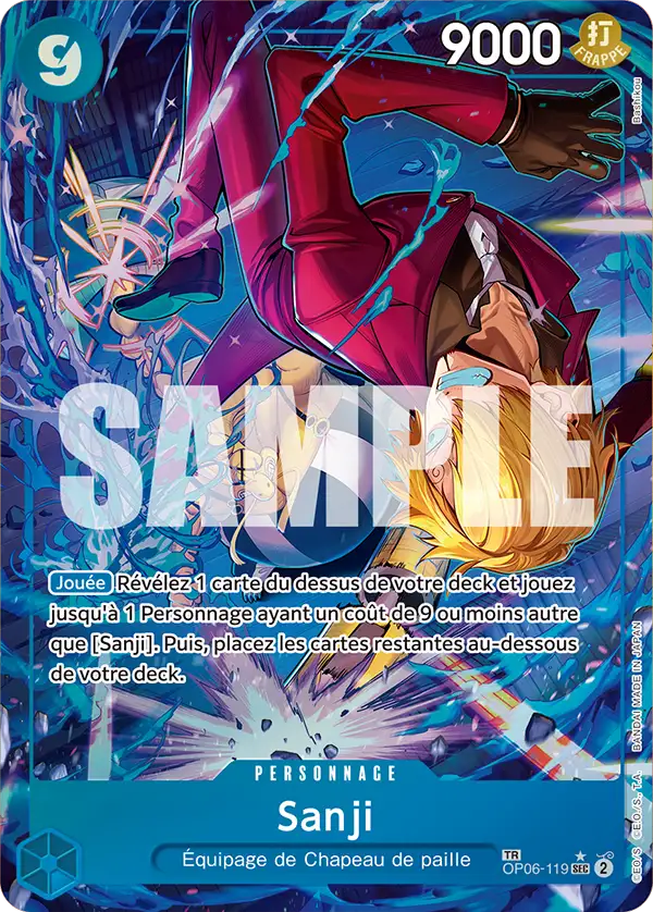 Sanji OP06-119 Treasure Rare French