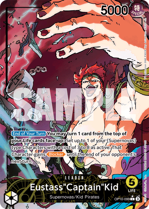 Eustass"Captain"Kid OP10-099 AA