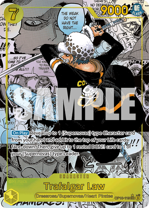 Trafalgar Law OP10-119 Manga