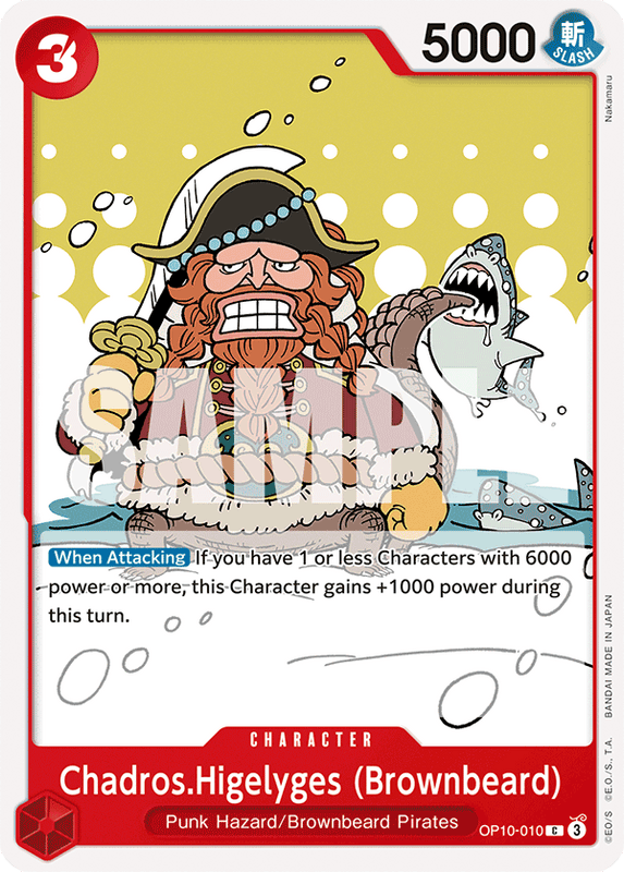 Chadros.Higelyges (Brownbeard) OP10-010