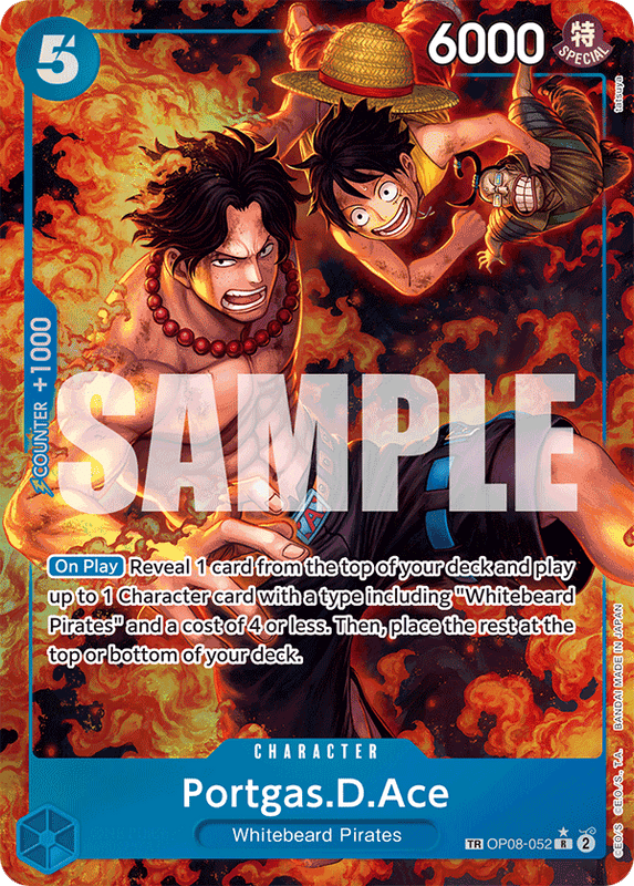 Portgas.D.Ace OP10 OP08-052 R