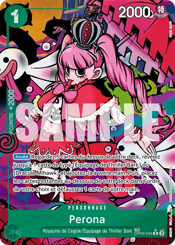 Perona OP09-034 Treasure Rare French