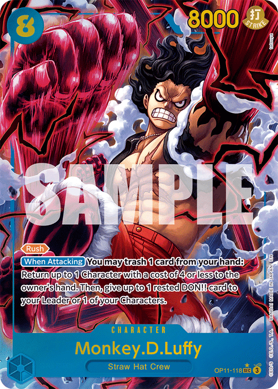 Monkey.D.Luffy OP11-118 AA