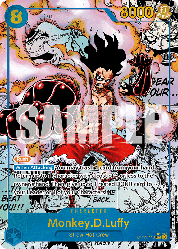 Monkey.D.Luffy OP11-118 Manga