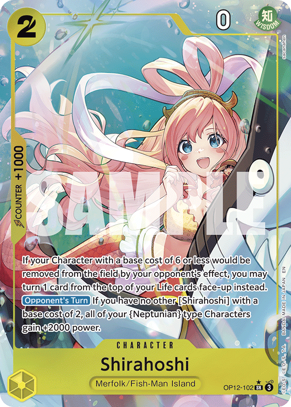 Shirahoshi OP12-102 AA