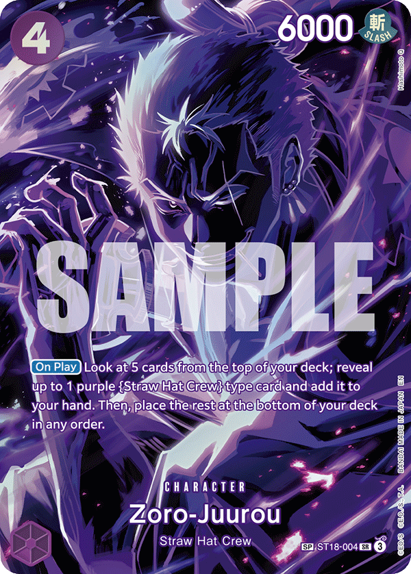 Zoro-Juurou OP12 ST18-004 SP CARD