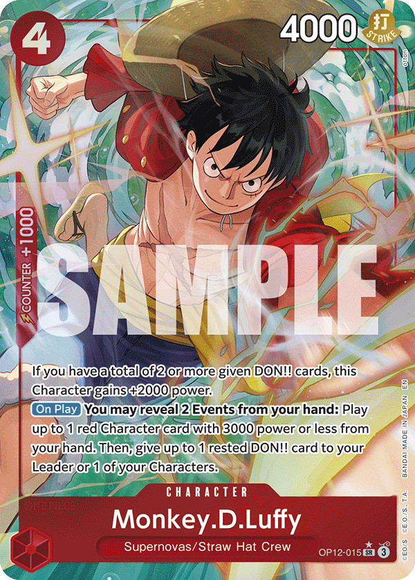 Monkey.D.Luffy OP12-015 AA