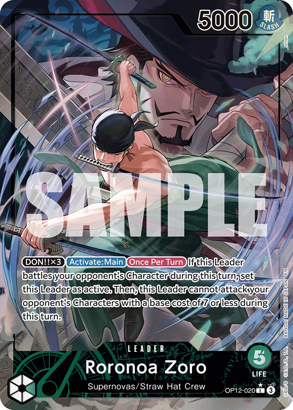 Roronoa Zoro OP12-020 AA