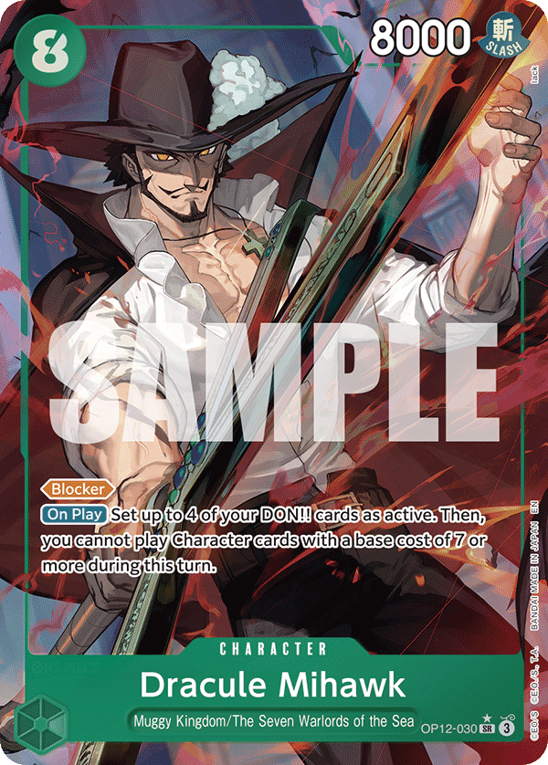 Dracule Mihawk OP12-030 AA