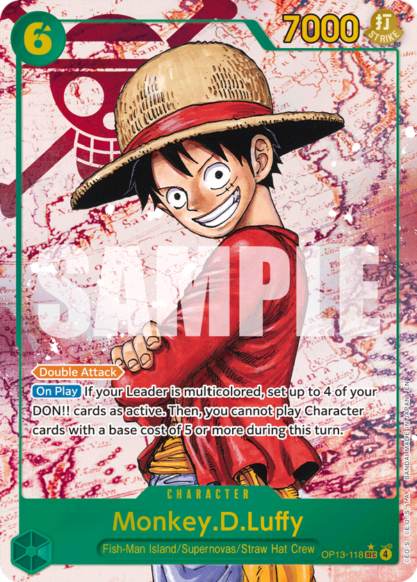 Monkey.D.Luffy OP13-118 SEC AA