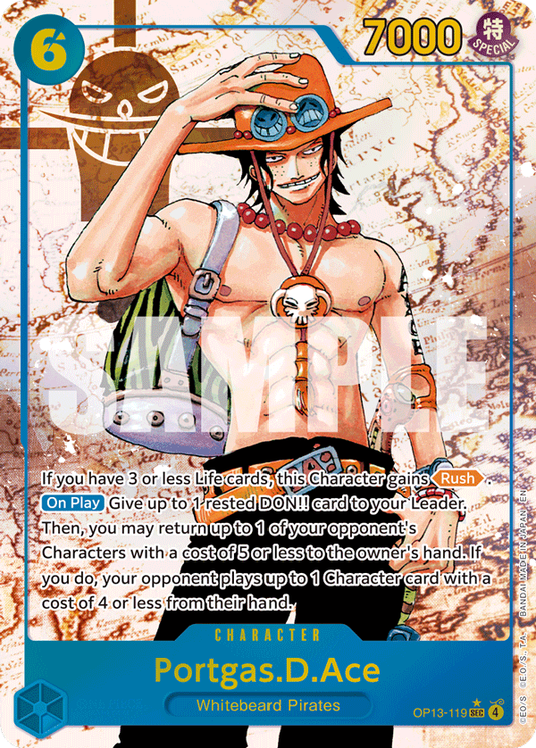 Portgas.D.Ace OP13-119 SEC AA