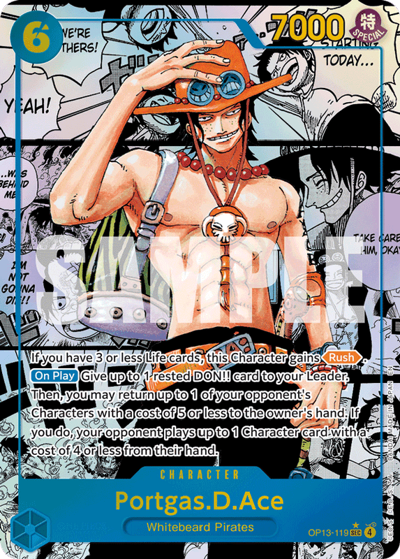 Portgas.D.Ace OP13-119 Manga