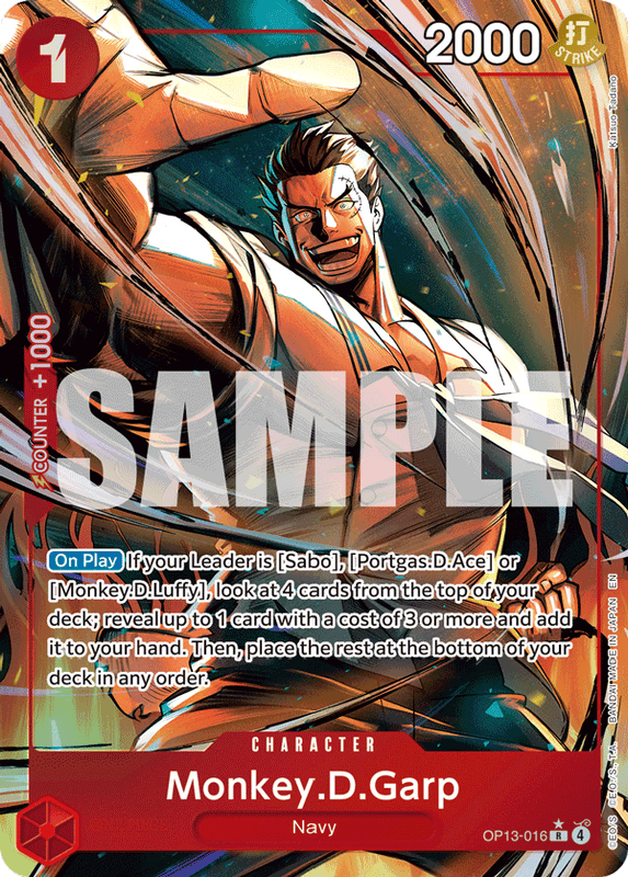 Monkey.D.Garp OP13-016 AA