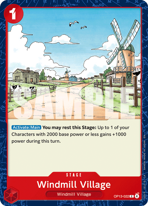 Windmill Village OP13-022